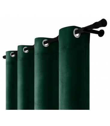 Záves na riasiacej páske 140cmx250 cm farba Olivovo Sivá