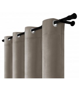 Záves na riasiacej páske 140cmx250 cm farba Olivovo Sivá