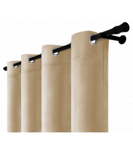 Záves na riasiacej páske 140cmx250 cm farba Olivovo Sivá