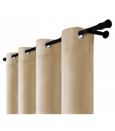 Záves na riasiacej páske 140cmx250 cm farba Olivovo Sivá