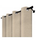 Záves na riasiacej páske 140cmx250 cm farba Olivovo Sivá