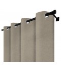 Záves na riasiacej páske 140cmx250 cm farba Olivovo Sivá