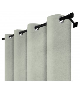 Záves na riasiacej páske 140cmx250 cm farba Olivovo Sivá