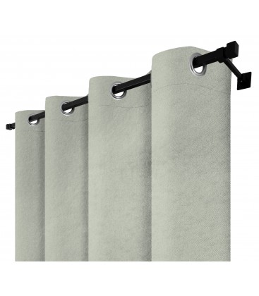 Záves na riasiacej páske 140cmx250 cm farba Olivovo Sivá