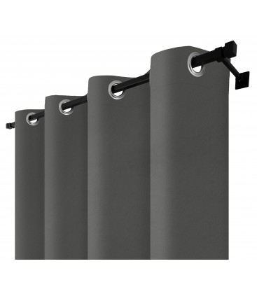 Záves na riasiacej páske 140cmx250 cm farba Olivovo Sivá