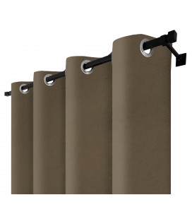 Záves na riasiacej páske 140cmx250 cm farba Olivovo Sivá