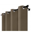 Záves na riasiacej páske 140cmx250 cm farba Olivovo Sivá