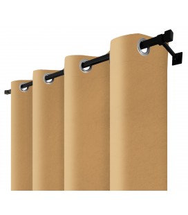 Záves na riasiacej páske 140cmx250 cm farba Olivovo Sivá