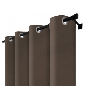 Záves na riasiacej páske 140cmx250 cm farba Olivovo Sivá