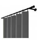 Záves na riasiacej páske 140cmx250 cm farba Olivovo Sivá