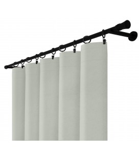 Záves na riasiacej páske 140cmx250 cm farba Olivovo Sivá