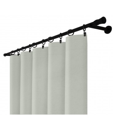 Záves na riasiacej páske 140cmx250 cm farba Olivovo Sivá