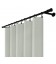 Záves na riasiacej páske 140cmx250 cm farba Olivovo Sivá