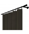 Záves na riasiacej páske 140cmx250 cm farba Olivovo Sivá