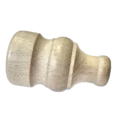 Koniec 28mm drevenej záclonovej tyče