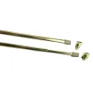 Garnitze Mini Vitrage Gold Ø11 mm (2 Stück)