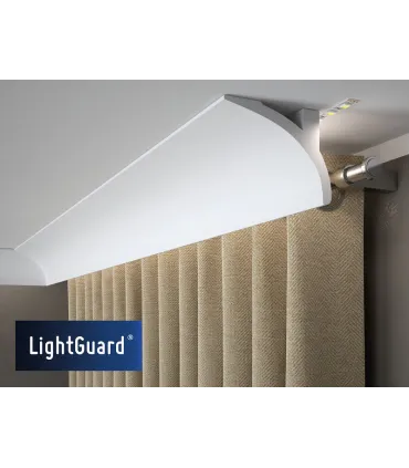 Garnižová stropná lišta MARDOM QL027 - vhodná pre LED podsvietenie