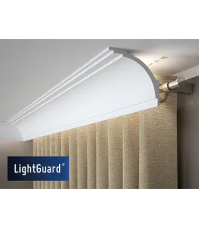 Garnižová stropná lišta MARDOM QL011 - vhodná pre LED podsvietenie