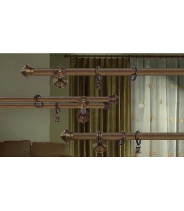 Garniža Zegar Art Deco komplet dvojitý Ø30/20mm