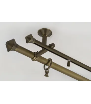 Garniža Zegar Art Deco komplet tyc a koľajnica Ø30mm a 20mm