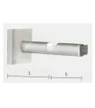 Moderner 80 Doppelhalter