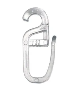 Háčik transparentný na kovový krúžok