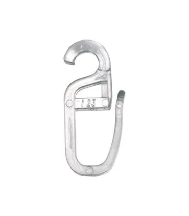 Háčik transparentný na kovový krúžok