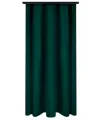Vorhang mit Kräuselband 140cmx250 cm Farbe Flaschengrün