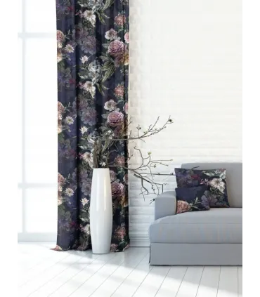 Záves na riasiacej páske 140cmx250 cm farba Fľaškovo zelená