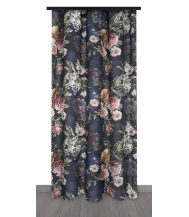 Záves na riasiacej páske 140cmx250 cm farba Fľaškovo zelená