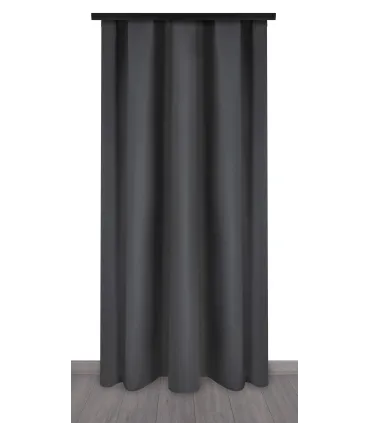 Záves na riasiacej páske 140cmx250 cm farba olivovo sivá