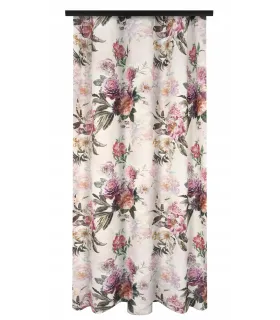 Záves na riasiacej páske 140cmx250 cm farba Flores 01