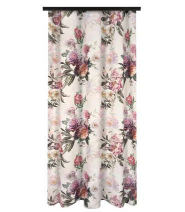 Záves na riasiacej páske 140cmx250 cm farba Flores 01