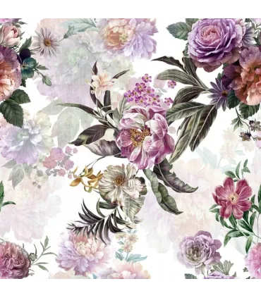 Záves na riasiacej páske 140cmx250 cm farba Flores 01