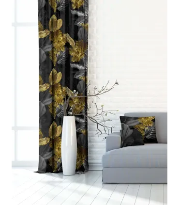 Záves na riasiacej páske 140cmx250 cm farba Dorado 01