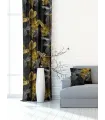 Vorhang mit Kräuselband 140cmx250 cm Farbe Dorado 01