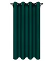 Vorhang mit Ringen 140cmx250 cm Farbe Flaschengrün