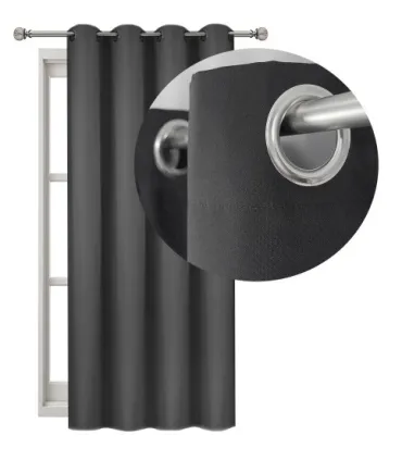 Záves s krúžkami 140cmx250 cm farba Olivovo Sivá