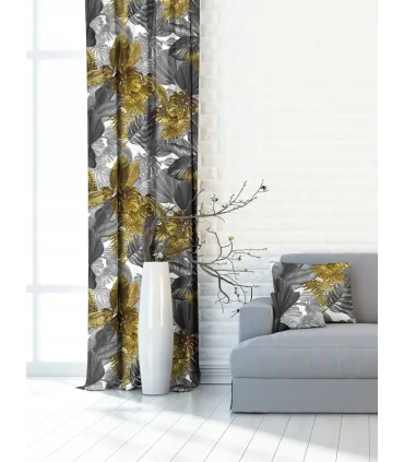 Záves s krúžkami 140cmx250 cm farba Dorado 02