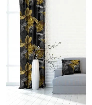 Záves s krúžkami 140cmx250 cm farba Dorado 01