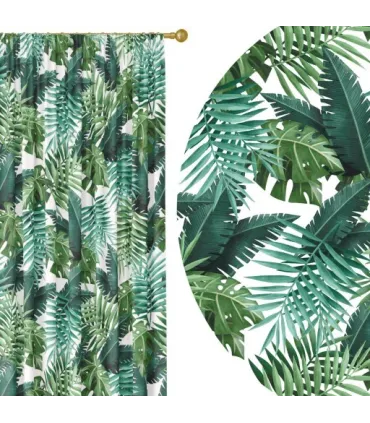 Záves na riasiacej páske 140cmx250 cm farba Flores 01