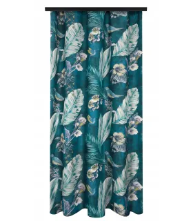 Záves na riasiacej páske 140cmx250 cm farba Flores 01