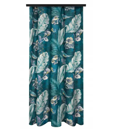 Záves na riasiacej páske 140cmx250 cm farba Flores 01