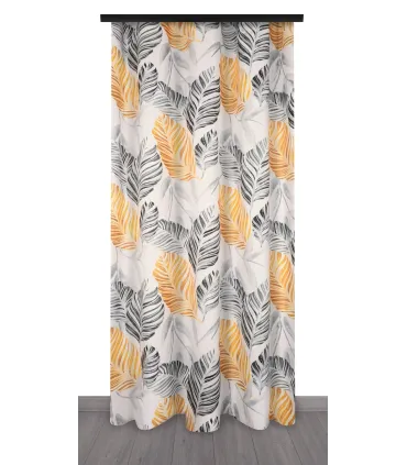 Záves na riasiacej páske 140cmx250 cm farba Flores 01