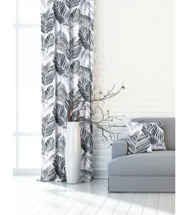 Záves na riasiacej páske 140cmx250 cm farba Flores 01