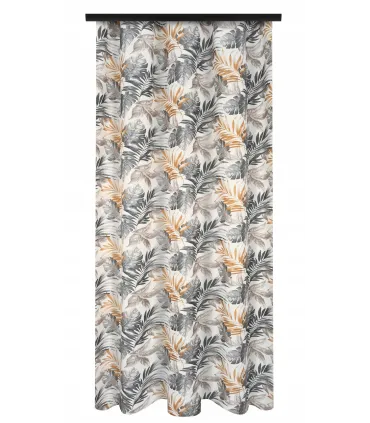 Záves na riasiacej páske 140cmx250 cm farba Flores 01