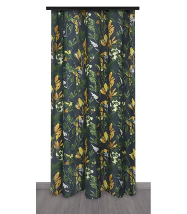 Záves na riasiacej páske 140cmx250 cm farba Flores 01