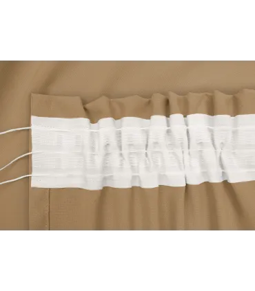 Záves na riasiacej páske 140cmx250 cm farba Olivovo Sivá