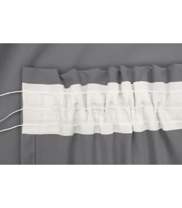 Záves na riasiacej páske 140cmx250 cm farba Olivovo Sivá