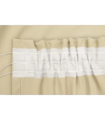 Záves na riasiacej páske 140cmx250 cm farba Olivovo Sivá